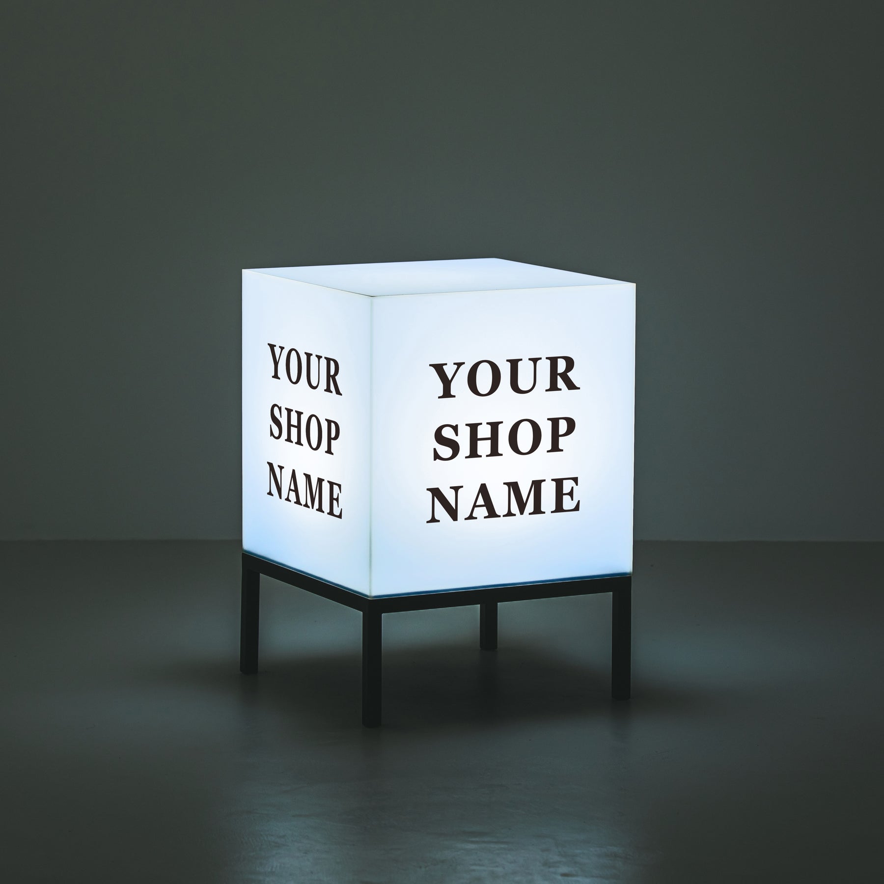 LED BOX スタンドサイン ディテール